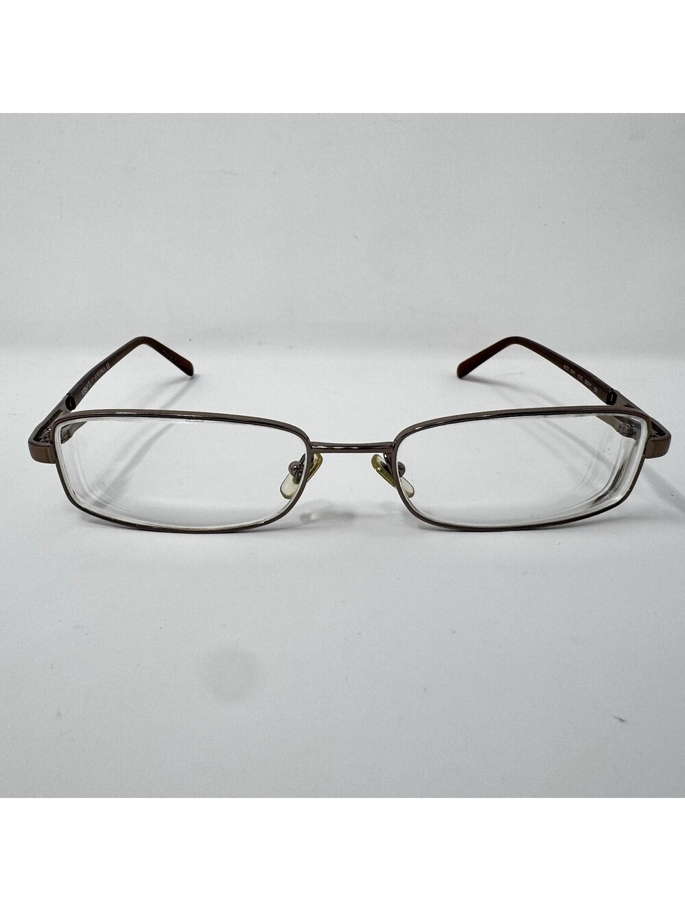 Versace MOD 1067 1013 Brown Bronze Rectangular Eyeglass Frames 52-17-135 A